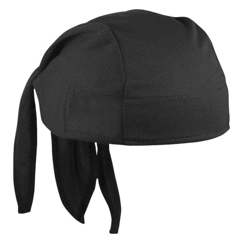 Headsweats Coolmax Classic One Size Unisex Black Bandana