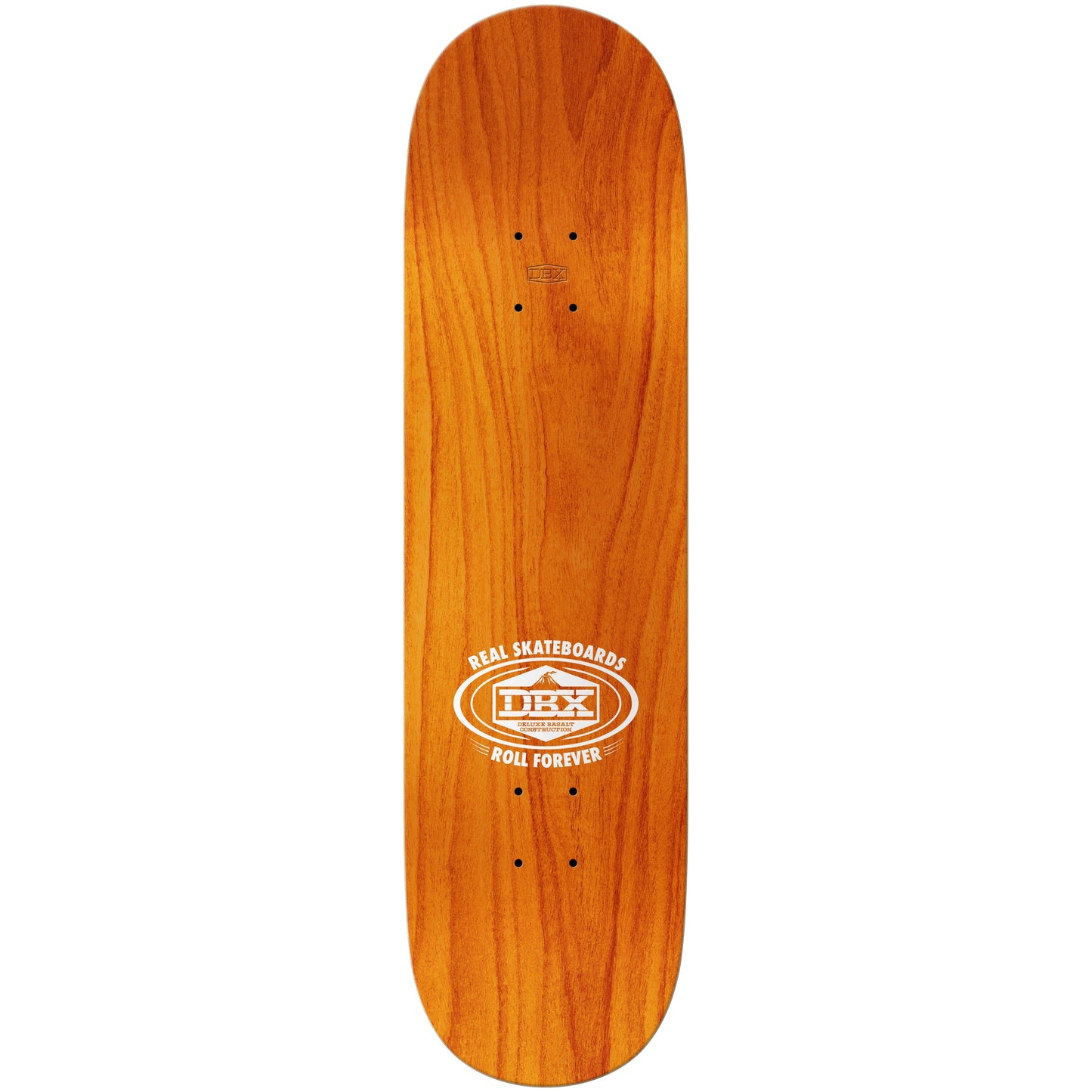 Real Skateboard Deck DBX Oval Full Yellow 8.38" x 32.43"