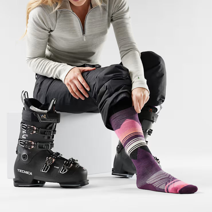 Smartwool - Womens Ski Targeted Cushion Pattern OTC Socks - Purple Iris