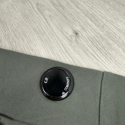 CP Company Raised Fleece Hoodie - Gunmetal