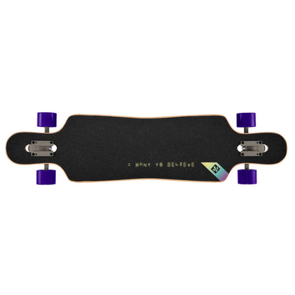 Street Surfing Longboard I Want to Believe Drop Through 9.5" x 39"