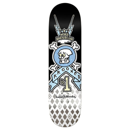 Krooked Skateboard Deck Manderson Redux 8.38" x 32"
