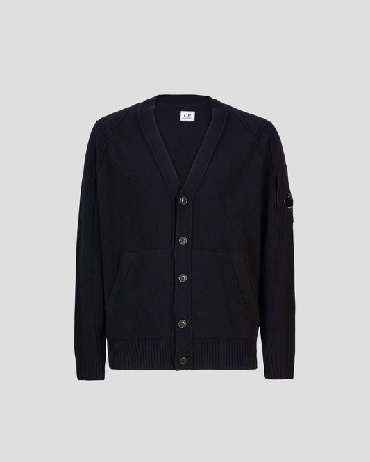 Lambswool Cardigan Black