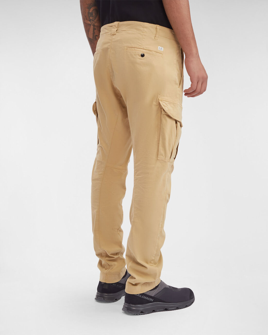 Stretch Sateen Cargo Pants Ergonomic Fit Mojave Desert