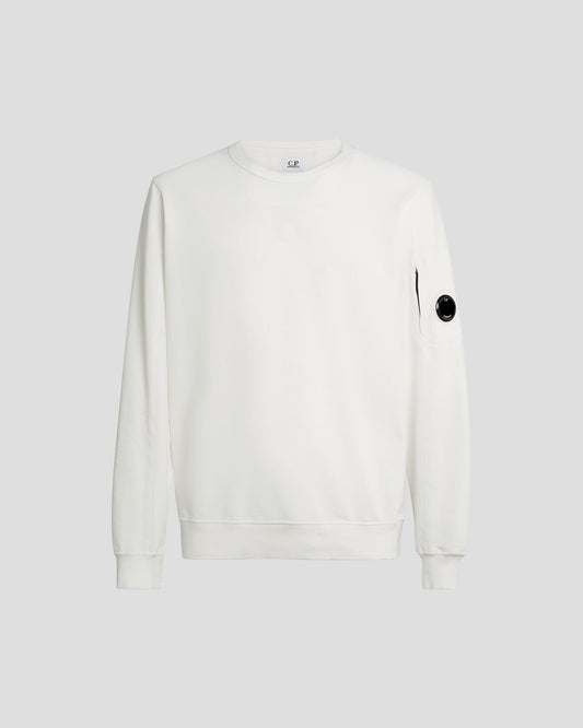 Light Fleece Sweatshirt Gauze White