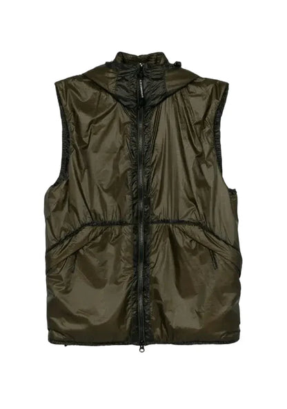 Cp Company 032A Nada Shell Primaloft Goggle Gilet In Ivy Green