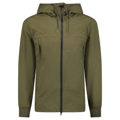 Cp Company 001A Shell-R Goggle Jacket In Ivy Green
