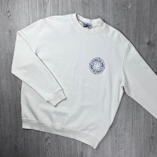 Stone Island Printed Sweatshirt - Ivory