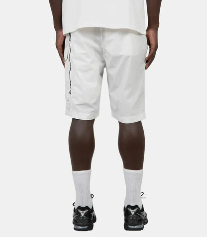 Cp Company 292A 50-Fili Lens Cargo Shorts In White