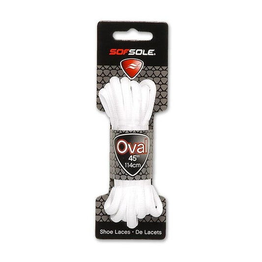 SS Athletic White Oval Lace 45"