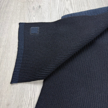 Stone Island Vanisé Rib Scarf - Navy