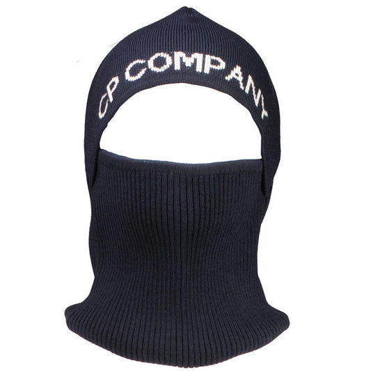 Cp Company Knitted Big Logo Balaclava Navy