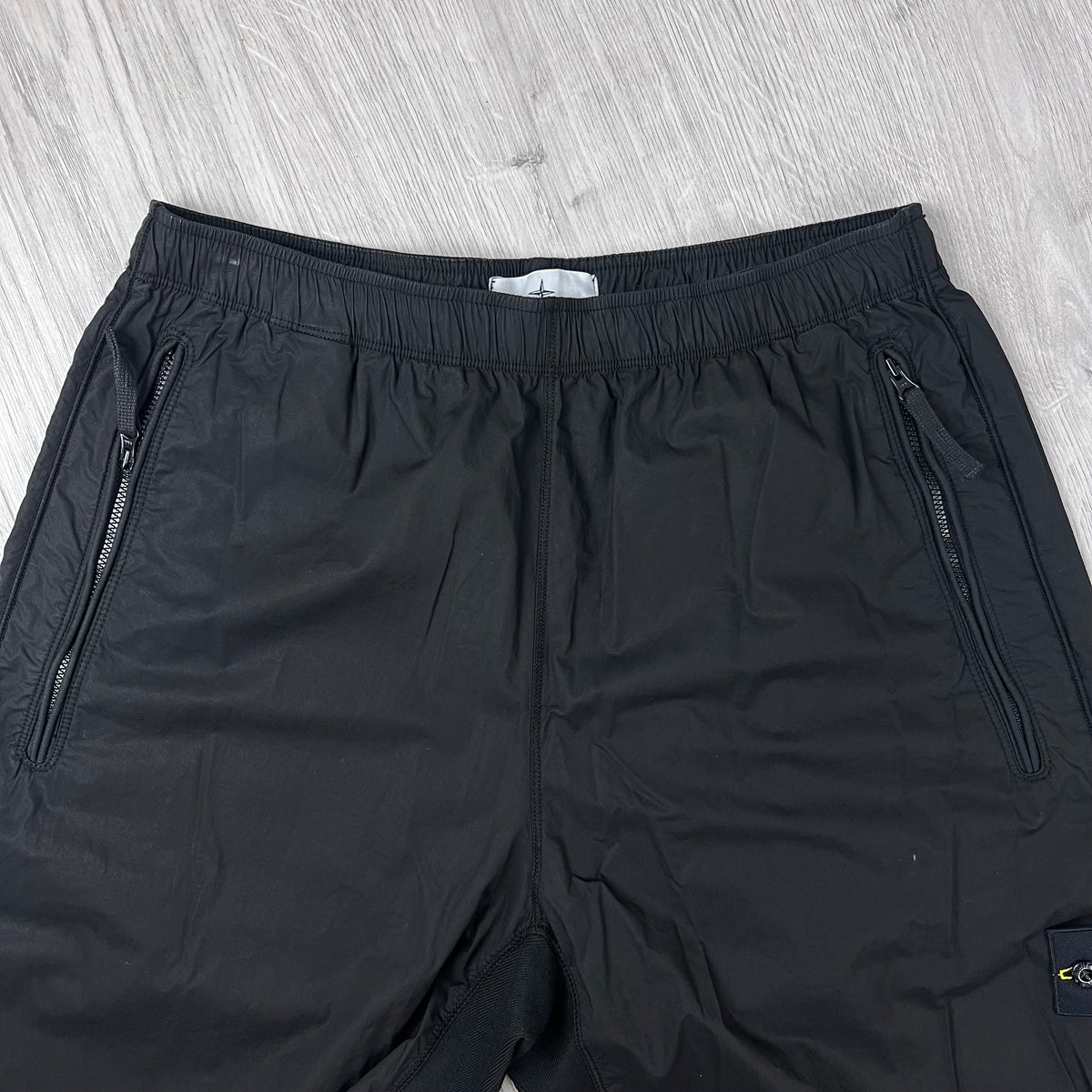 Stone Island 'Paracadute' Cargo Trousers - Black