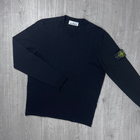 Stone Island Light Organic Sweatshirt - Black