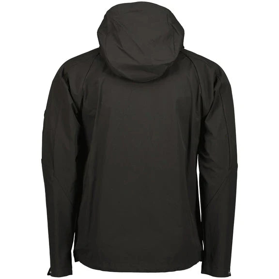 Cp Company Slim Fit Lightweight Lens Hooded Pro-Tek Jacket In Black