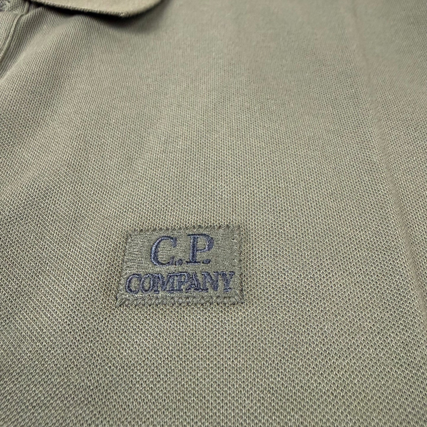 CP Company Piquet Polo Shirt - Ivy Green