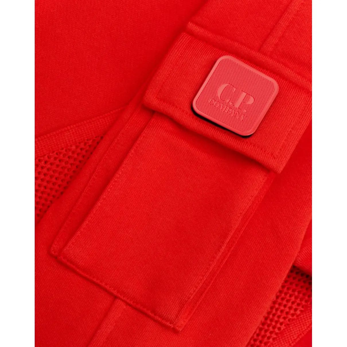 Cp Company Metropolis Series Crewneck Sweatshirt in Fiery Red