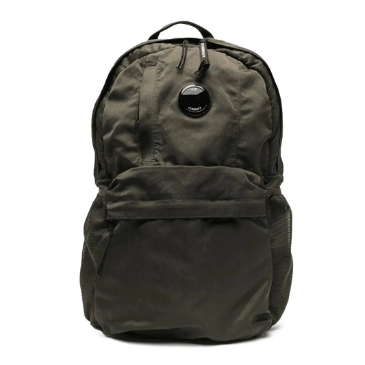 Cp Company Nylon B Lens Backpack In Ivy Green