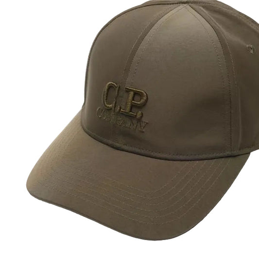 Cp Company Chrome-R Logo Baseball Cap in Ivy Green
