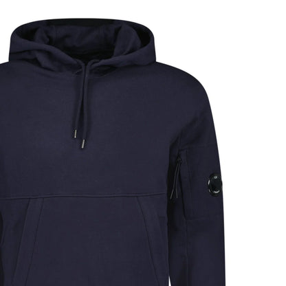 Cp Company 024A Diagonal Raised Overhead Hoodie In Navy