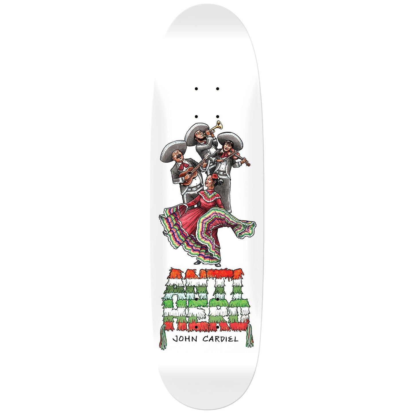 Anti Hero Skateboard Deck John Cardiel Liberdad Huffer 9.18" x 32.62"