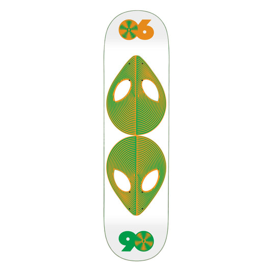 Alien Workshop Skateboard Deck Scanner Twin Tail White 8.375" x 32.25"