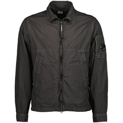 Cp Company 110A Taylon L Lens Overshirt In Black