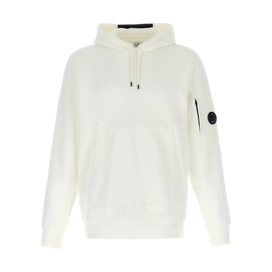 Cp Company 024A Diagonal Raised Overhead Hoodie In White