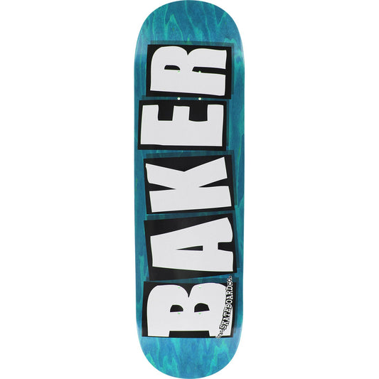 Baker Skateboard Deck Brand Logo Veneers B2 Blue 8.25"