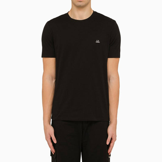 C.P. Company 30/1 Jersey Logo T-shirt Black