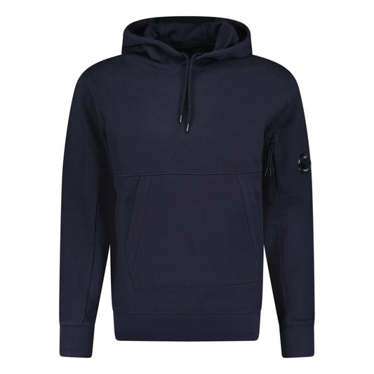 Cp Company 024A Diagonal Raised Overhead Hoodie In Navy