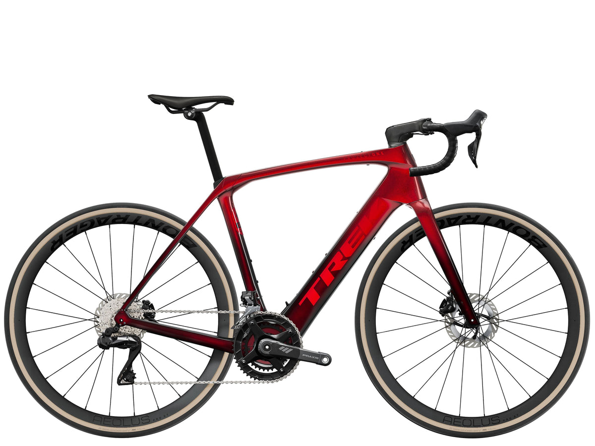Domane+ SLR 7 US 50 Metallic Red Smoke/Red Carbon Smoke