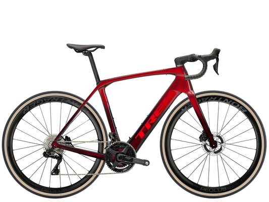 Domane+ SLR 9 US 60 Metallic Red Smoke/Red Carbon Smoke