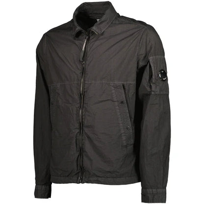 Cp Company 110A Taylon L Lens Overshirt In Black