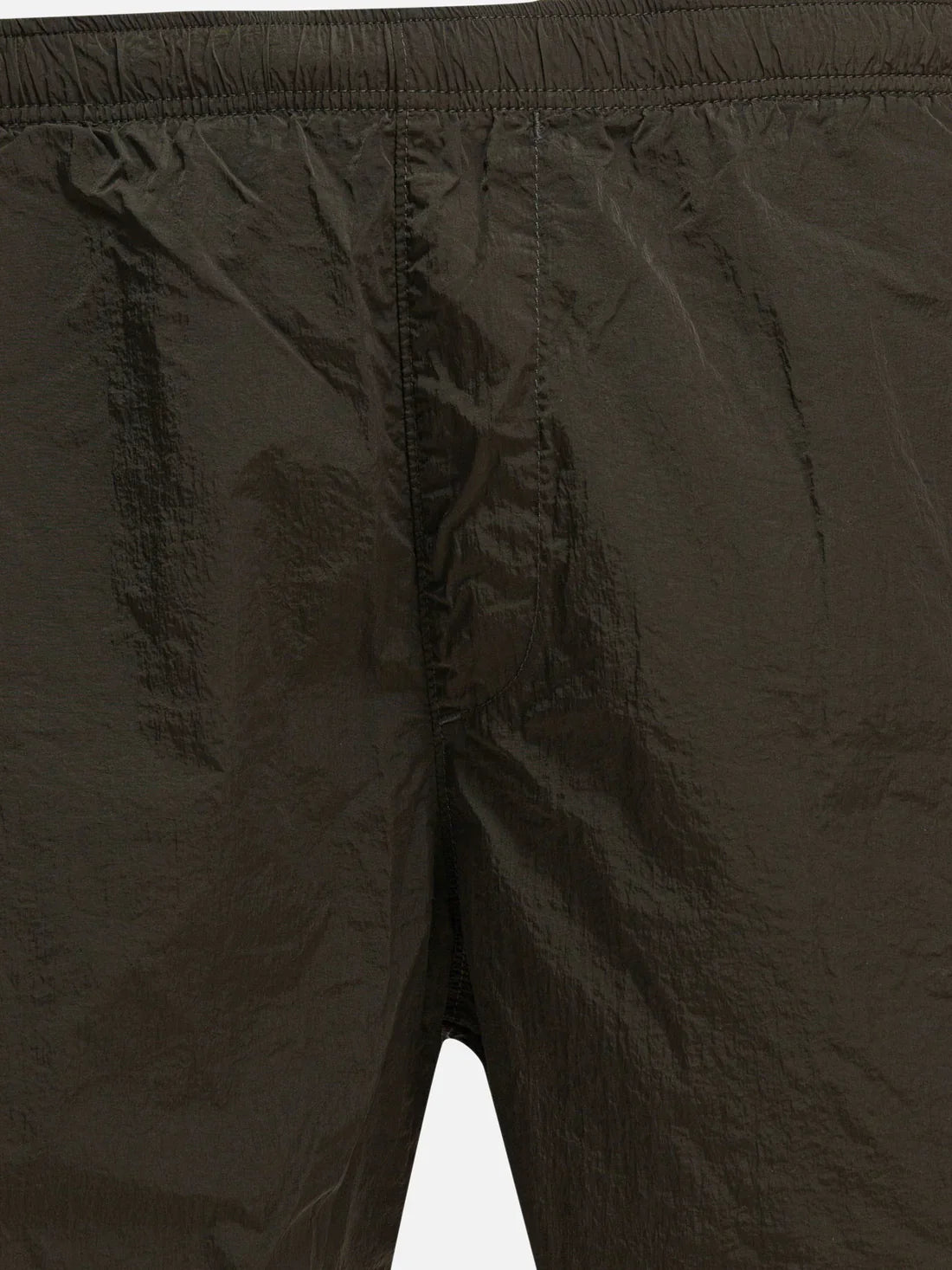 Cp Company Eco-Chrome British Sailor Swim Shorts In Ivy Green With Certilogo