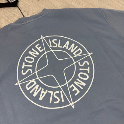 Stone Island Printed Sweatshirt - Avio Blue