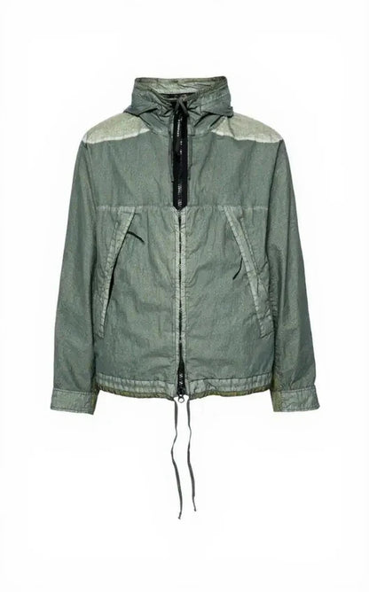 Cp Company 50 Fili Gum Mixed Goggle Jacket In Agave Green