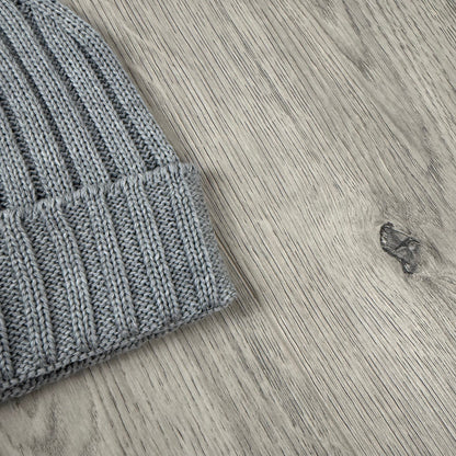 CP Company Patch Beanie - Moon Melange