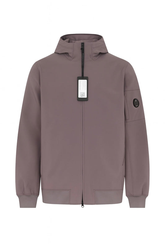 Cp Company A/W Lens Fleece Lined Soft Shell In Boulevard Violet