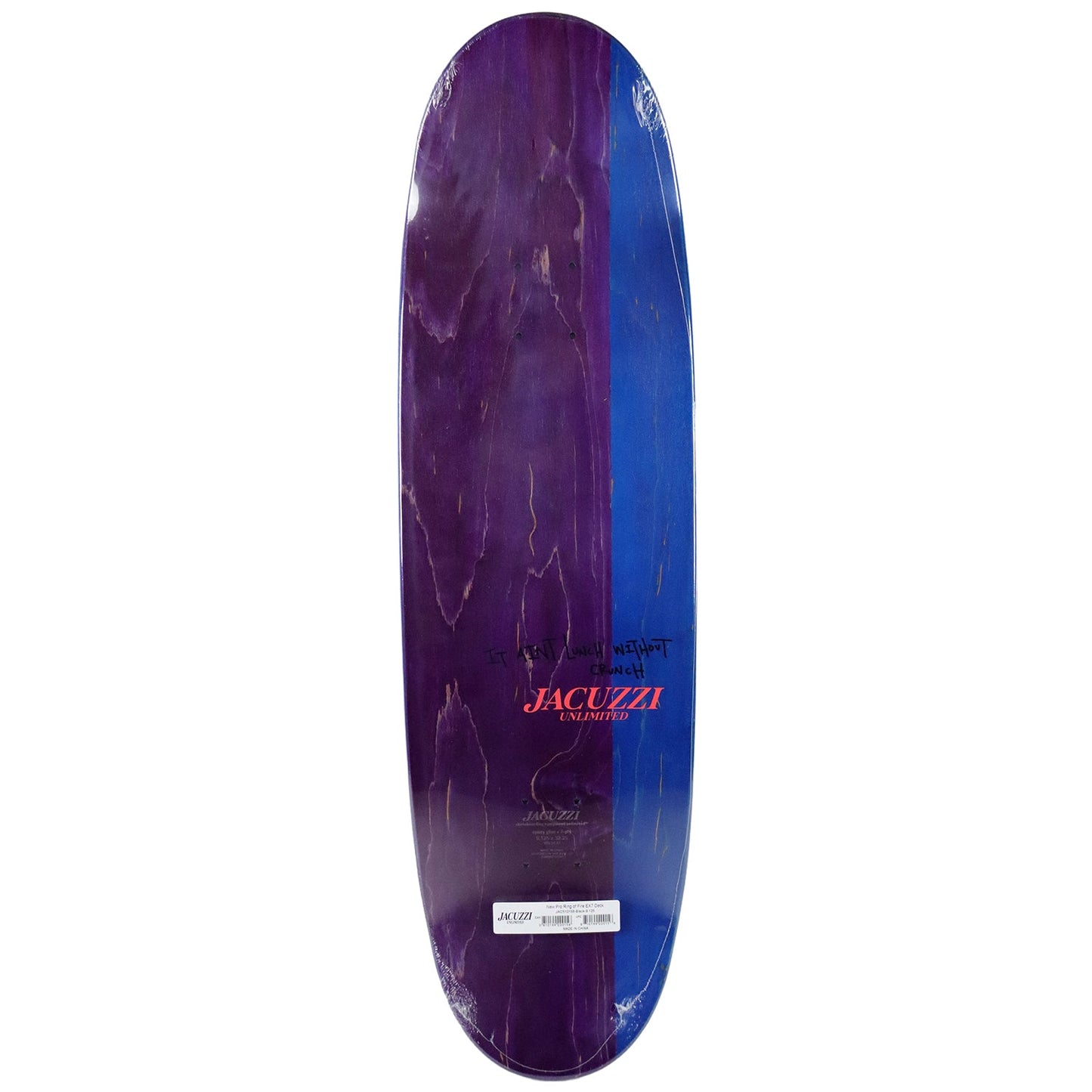 Jacuzzi Skateboard Deck Tony Latham Ring of Fire 9.125" x 32.1"