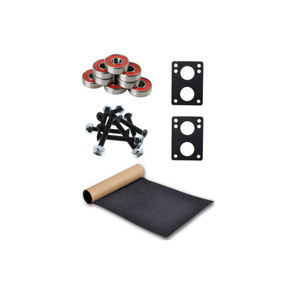 Moose Longboard Complete 9.25" x 46" Concave Cut Out Pintail Black