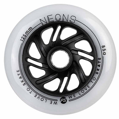 Powerslide Neons LED 125mm/85A Wheels (Pack of 6)