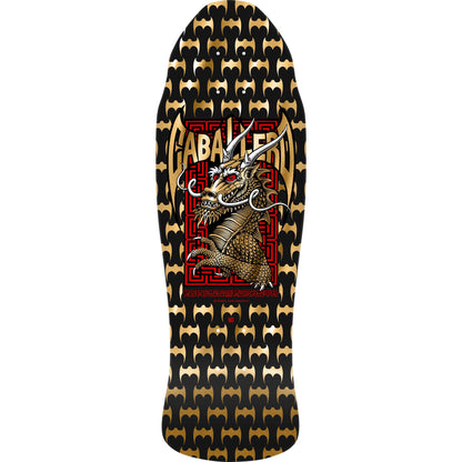 Powell Peralta Skateboard Deck Caballero Street Black/Gold Foil Old School Reissue