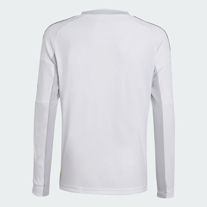 adidas Real Madrid 25/26 Long Sleeve Home Jersey Kids