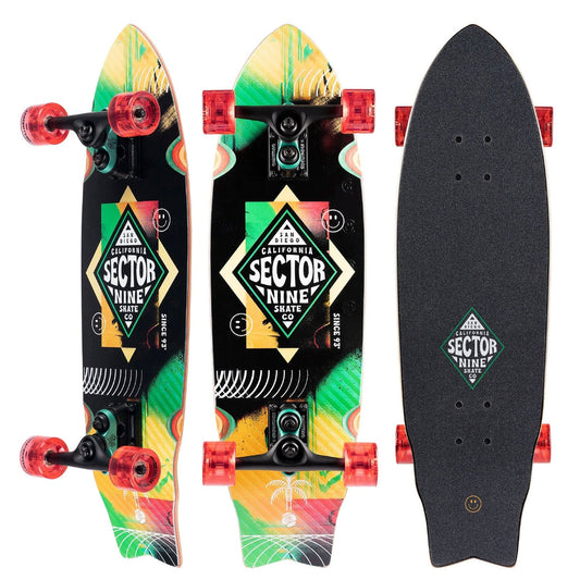 Sector 9 Longboard Complete Wavepark Party  8.75" x 30"