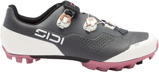SIDI Dominator X XC Clipless Shoes - Women's Anthracite Ice White 38.5