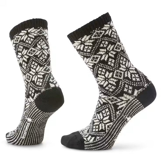 Smartwool - Everyday Cozy Traditional Snowflake Crew Socks - Black