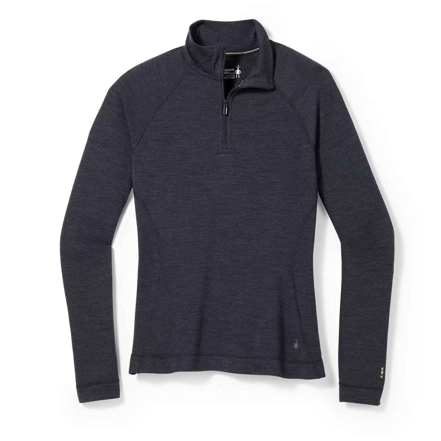 Smartwool - Classic Thermal Merino Base Layer 1/4 Zip - Women's - Charcoal Heather