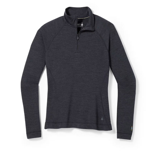 Smartwool - Classic Thermal Merino Base Layer 1/4 Zip - Women's - Charcoal Heather
