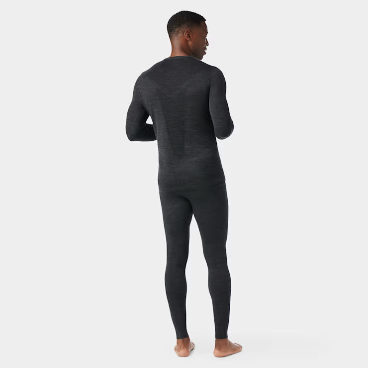 Smartwool - Intraknit Thermal Merino Base Layer Bottom - Men's - Charcoal Heather/Black